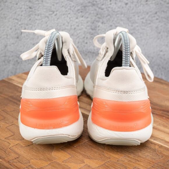 New Balance Women's Fresh Foam X 1440 V1 Running Shoe White Ice Wine Gum - 7.5 - Picture 4 of 9